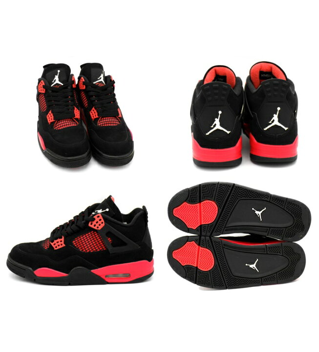 楽天市場】ナイキ NIKE 【 AIR JORDAN 4 RED Thunder CT8527 016  