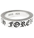 クロムハーツ CHROME HEARTS 【 6mm SPACER FOREVER 】 スペーサー フォーエバー シルバー リング シルバー サイズ23…