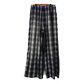 バレンシアガ BALENCIAGA 【 HYBRID LARGE FIT PANTS 831379 TRM19 】 ハイブリット ラージ フィット コットン パンツ ブラック×グレー サイズS h7231【中古】