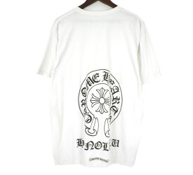 クロムハーツ CHROME HEARTS 【 HORSESHOE HONOLULU 】 バック ホースシュー ホノルル ポケット 半袖 Tシャツ ホワイト サイズXL 48686【中古】