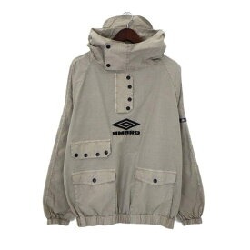 アンブロ UMBRO × スラムジャム SLAM JAM 【 Faded Smock Anorak UBMW0469FA299 】 フェイデッド スモック アノラック パーカー ジャケット ベージュ サイズL 49725 【中古】