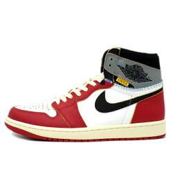 ナイキ NIKE × ユニオン UNION 【 AIR JORDAN 1 RETRO HIGH OG CHICAGO SHADOW HV8563 600 】 エア ジョーダン 1 ハイ シカゴ シャドウ スニーカー ホワイト×レッド×ブラック サイズ27cm f32264 【中古】