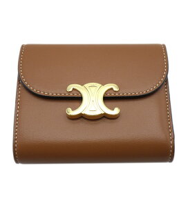 セリーヌ CELINE 【 10D783BZG.04LU SMALL FLAP WALLET 】 トリオンフ レザー ス
