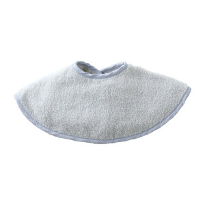 スタイ よだれかけ ビブ 名入れ 刺繍 つけ襟 今治タオル 綿100% コットン シンプル 赤ちゃん イニシャル ベビー 丸型 タオル生地 吸水性 男の子 女の子 かわいい お名前 無地 スナップボタン