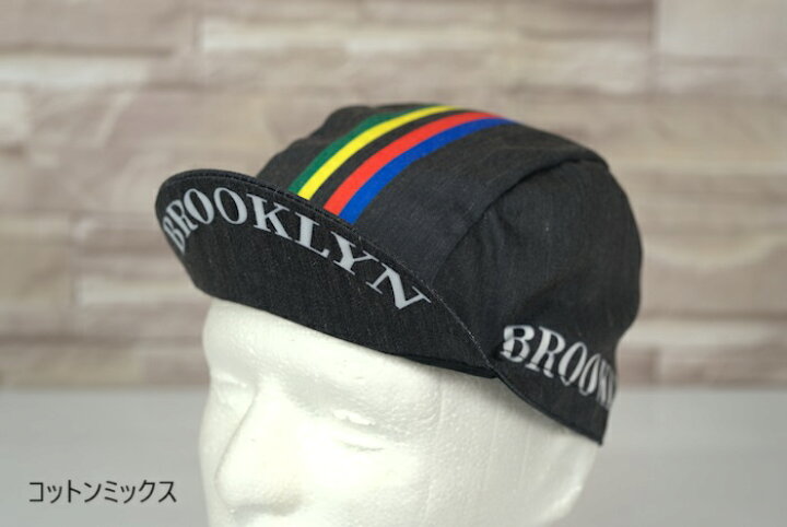 楽天市場】サイクルキャップ BROOKLYN『ブルックリン アルカンシェル 