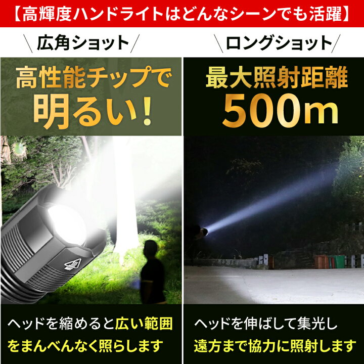 楽天市場】\クーポン対象/\再入荷!売れてます/ 台風 停電 対策 懐中電灯 led 強力 最強 充電式 USB 充電式 LEDライト 超強力 usb LED ハンディライト ハンドライト Cree IPX6 防水 小型 強力 軍用 作業灯 アウトドア 夜釣り 地震 防災 停電 作業用 キャンプ : 楽天市場】\クーポン対象/\再入荷!売れてます/ 台風 停電 対策 懐中電灯 led 強力 最強 充電式 USB 充電式 LEDライト 超強力 usb LED ハンディライト ハンドライト Cree IPX6 防水 小型 強力 軍用 作業灯 アウトドア 夜釣り 地震 防災 停電 作業用 キャンプ :
