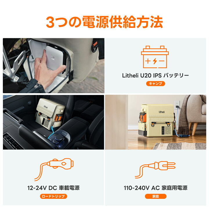 楽天市場】Litheli 車載冷蔵庫 16L -20℃～20℃ 急速冷凍 ポータブル  