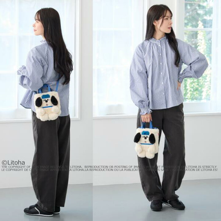 ルートート スヌーピー ミニショルダーバッグ トートバッグ ROOTOTE 新作 2024 小さめ ベビールー 2way 斜め掛け snoopy PEANUTS ぬいぐるみ ミニサイズ コラボ オラフ かわいい ふわふわ レディース ピーナッツ 8399 正規販売店 Litoha