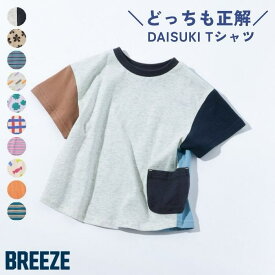 【送料無料】BREEZE どっちも正解 DAISUKI Tシャツ 半袖Tシャツ breeze ブリーズ daisuki トップス エフオー 子供服 キッズ 男の子 女の子 かわいい 半袖 半そで ダイスキT 通園着 保育園