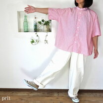 楽天市場】prit プリット リネン（シャツ・ブラウス｜トップス 