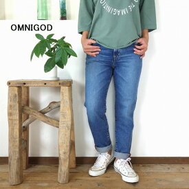 5％OFFクーポン配布中 OMNIGOD オムニゴッド 11.5oz甘織りデニム 5Pテーパードジーンズ USED 50-583C【SMTB-ms】