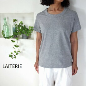 5％OFFクーポン配布中 【追跡メール便無料】 LAITERIE(レイトリー) nouvelles du paradis パラディ ふわふわ天竺 半袖Tシャツ PCT-20 laiterie レイトリー