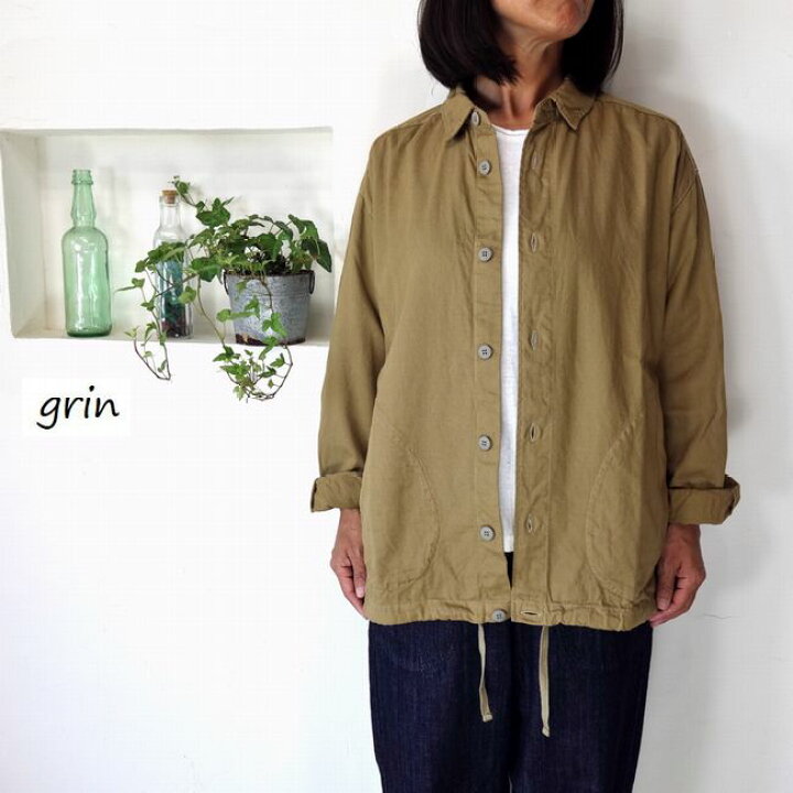 楽天市場】5％OFFクーポン配布中 grin グリン オックス カバーシャツ 