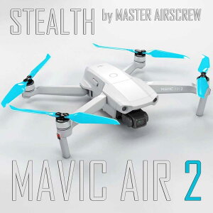 MA DJI Mavic Air 2�p STEALTH�A�b�v�O���[�h�E�v���y�� 7.4x3.9 (�u���[�j4�{�Z�b�g �y�N���l�R�䂤�p�P�b�g�z