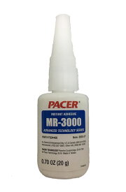 ZAP PACER MR-3000超高粘度瞬間接着剤 20g FG04460【メール便可】