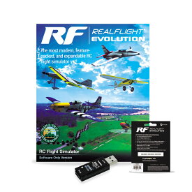 FUTABA リアルフライト・エボリューション+WSC-1（日本語取扱説明書付属）00107334 - REALFLIGHT EVOLUTION　　 ラジコンシミュレーター フライトシミュレーター ワイヤレス 双葉電子工業 ドローン ラジコン飛行機 練習 初心者