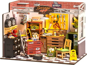 ROBOTIME DIY~j`AnEXLbg K[W[NVbv DG165 Garage Workshop