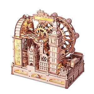 ROBOTIME DIY�L�b�g �}�[�u�� �g���x�� �����h�� EGB01 ���̃p�Y�� Marble Travel �E London