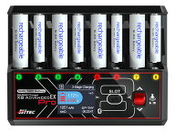 ハイテック 単3/ 単4充電器 AA/AAA チャージャー X8 アドバンス EX プロ (AA/AAA Charger X8 Advanced EX…