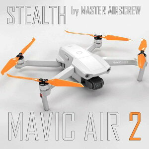 MA DJI Mavic Air 2�p STEALTH�A�b�v�O���[�h�E�v���y�� 7.4x3.9 (�I�����W�j4�{�Z�b�g MA.MA27439FO4�y�l�R�|�X�z