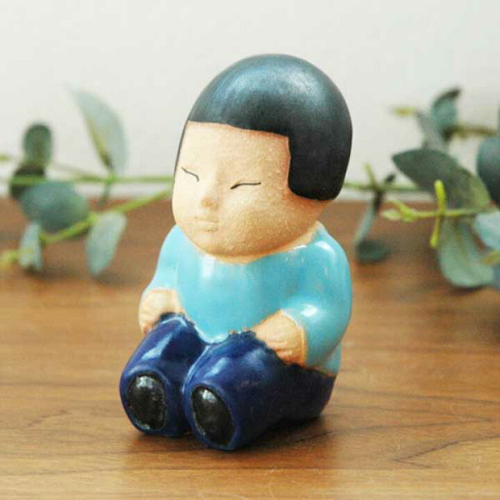リサラーソン・世界の子どもたち べし 陶器製置物