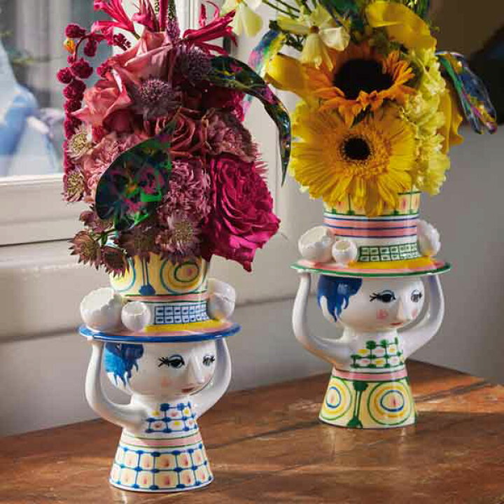 楽天市場】【予約22日発送】LADY WITH HAT VASE H20cm ビヨン・ヴィン 