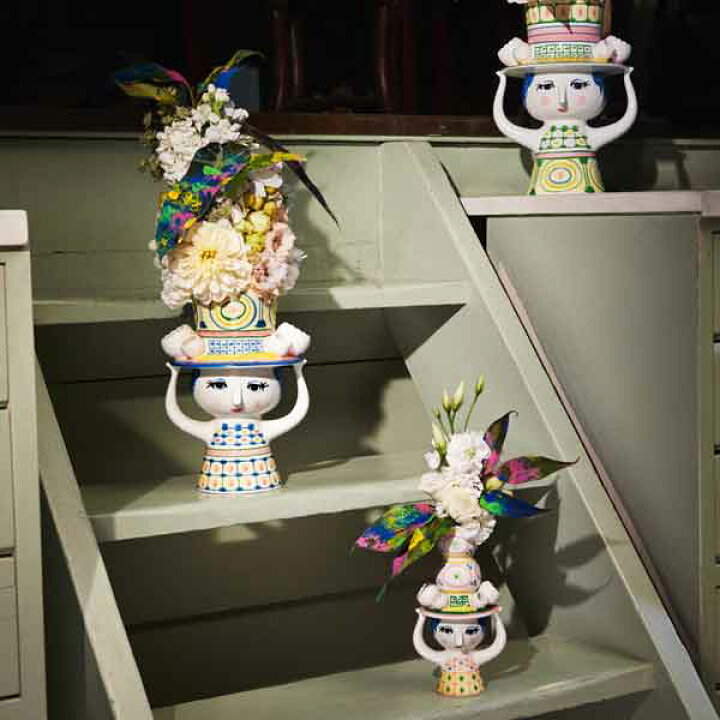 楽天市場】LADY WITH HAT VASE H20cm ビヨン・ヴィンブラッド Bjorn 