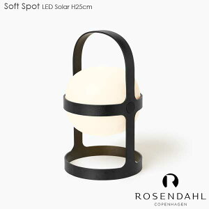 [[_[ \tgX|bgE\[[ LED H25cm ubN ROSENDAHL Soft Spot Solar |[^ue[uv kCeA 