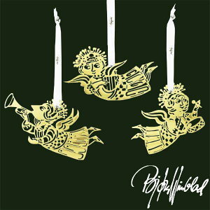 rEBubh Bjorn Wiinblad ~[WbNGWFS[hv[g3Zbg I[ig Wiinblad C Music Angels Silhouettes gold plated kf}[N 57046