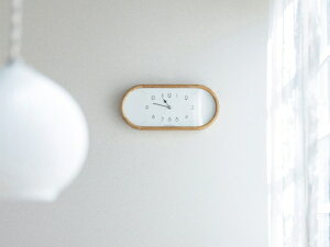 ウォールクロック Curva クルヴァ CLー4507 インターフォルム 壁掛け時計 掛け時計 時計 壁時計 おしゃれ 北欧 ナチュラル シンプル モダン リビング 寝室 一人暮らし インテリア 木 ギフト 木製