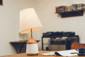 テーブルライト Valka Table Lamp ヴァルカ テーブル ランプ 照明 インターフォルム おしゃれ 北欧 テーブルランプ 寝室 読書灯 LED 対応 インテリア ライト シンプル ルームライト 一人暮らし 間接照明 ナチュラル かわいい 布セード 木 lt-3605