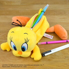 NICI ニキ ルーニー・テューンズ トゥイーティー フィギュアペンポーチ / LOONEYTUNES TWEETY ム 可愛い かわいい おしゃれ 人気 マスコット ギフト プレゼント ブランド ビーンバッグ バッグ 贈り物