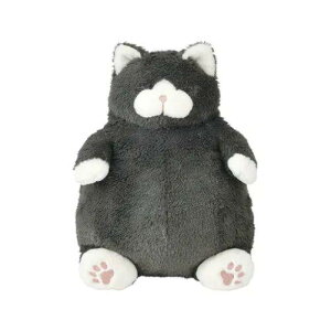 ねこ肯定感 抱きまくら くろねこのまぐろ Mサイズ (全長約26cm)かわいい 猫 抱きまくら ぬいぐるみ 猫グッズ