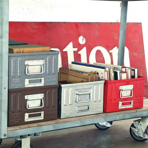 DULTON _g D.M.S GARAGE 16L 113-298 GALVANIZED IVORY RED OLIVE DRAB X^bLO Xg[W oXPbg CeA AEghA Lv K[W  K[fpi ۊ [