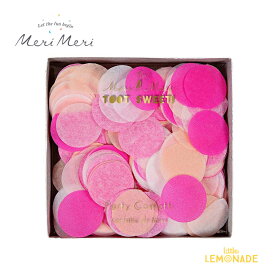 【Meri Meri】　ピンクパーティー コンフェッティ Pink Party Confetti 143074 紙吹雪 紙ふぶき CONFETTI 飾り パーティー デコレーション 装飾 誕生日 お祝い ウェディング ファーストバースデー あす楽 リトルレモネード メリメリ