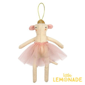 【MeriMeri2018】クリスマスオーナメントねずみピンクバレリーナ【MouseBallerina】【マウスぬいぐるみマスコット人形チャームトイ】【ツリー飾りデコレーションクリスマスツリーXmaschristmas】【xmas2018】あす楽リトルレモネード