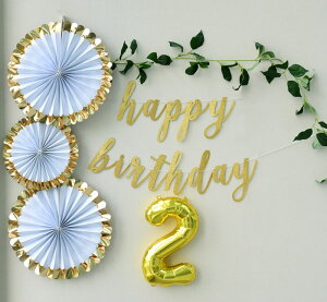 【メール便送料無料】BOTANICALBIRTHDAYDECORATIONSETフェイクグリーン・数字バルーン・HBDガーランドナンバー風船壁飾りバースデイデコレーションバナーバルーンHAPPYBIRTHDAY記念写真お家スタジオあす楽リトルレモネードLLS