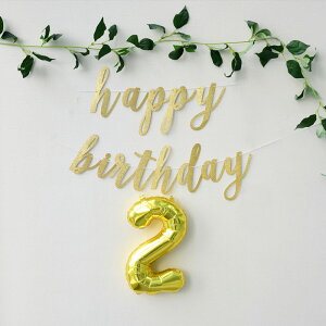 【メール便送料無料】BOTANICALBIRTHDAYDECORATIONSETフェイクグリーン・数字バルーン・HBDガーランドナンバー風船壁飾りバースデイデコレーションバナーバルーンHAPPYBIRTHDAY記念写真お家スタジオあす楽リトルレモネードLLS