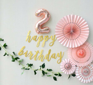 【メール便送料無料】BOTANICALBIRTHDAYDECORATIONSETフェイクグリーン・数字バルーン・HBDガーランドナンバー風船壁飾りバースデイデコレーションバナーバルーンHAPPYBIRTHDAY記念写真お家スタジオあす楽リトルレモネードLLS