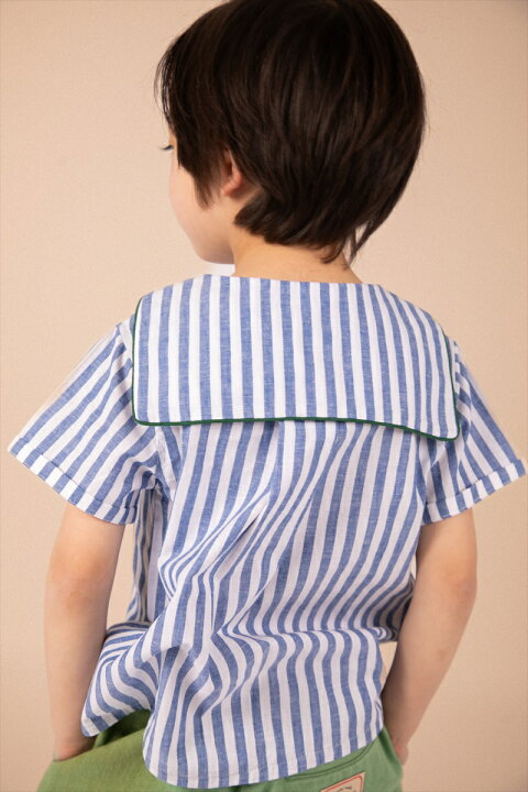 楽天市場】ロワール SHIRT 【18か月/24か月】 LARGE BLUE STRIPES 