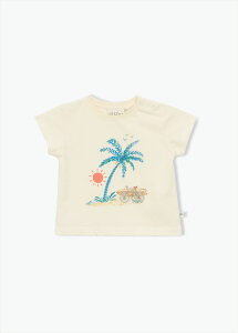 yARSENE ET LES PIPELETTESzBaby Palm T-shirt (FLORENZO) y12/24/36z ECRU  TVc gbvX V̖ p[c[ 썑 CXg j[N xr[ zCg Ԃ LbY qǂ x