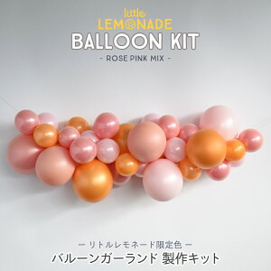 yDzo[K[hDIYLbg Little LemonadeF ROSEGOLD MIX 1[gya o[ l p[eB[fR[V SD balloon garland obNhbv backdropz|vtg