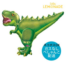 【フィルム風船】ガス無し【恐竜】T-REX 【パーティー バルーンデコレーション】ティラノサウルス【メール便可】 バースデイ・ギフトに ガスなし 恐竜 ドラゴン バルーン あす楽 リトルレモネード