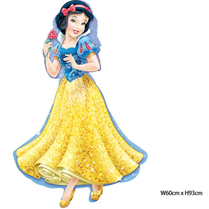 楽天市場】白雪姫のフィルムバルーン 【ガスなし】 ぺしゃんこでお届け  