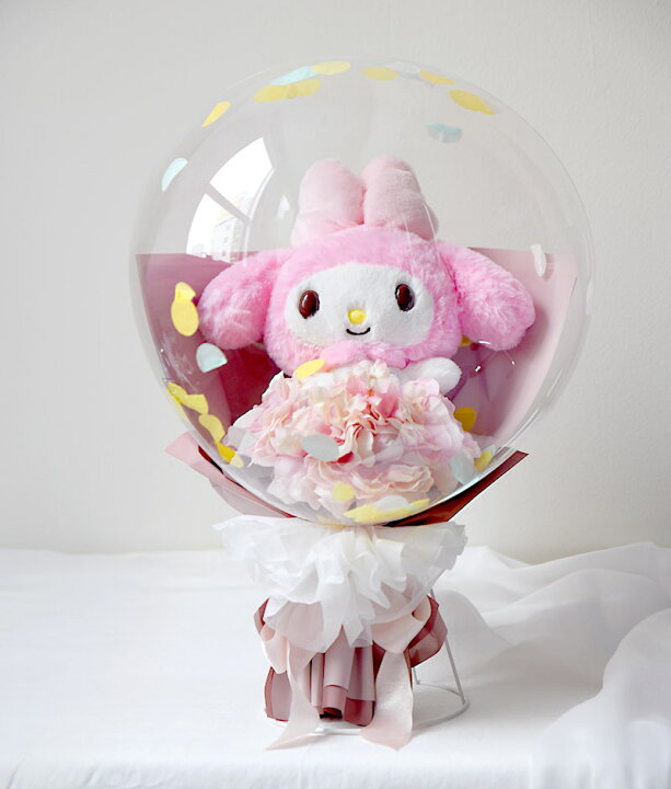 楽天市場】キャラクター ぬいぐるみブーケ アレンジメントバルーン  