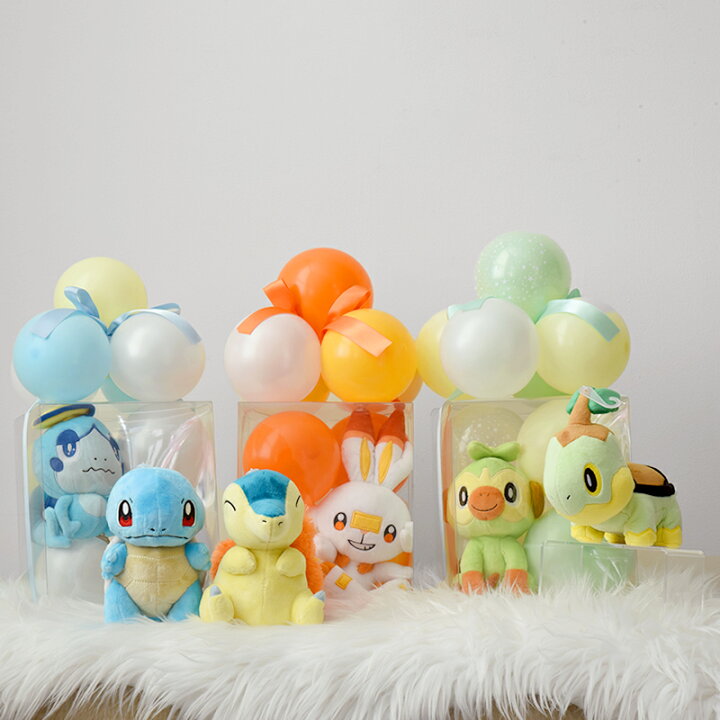 楽天市場】ポケモン ぬいぐるみ入りミニプレゼントボックス バルーン 