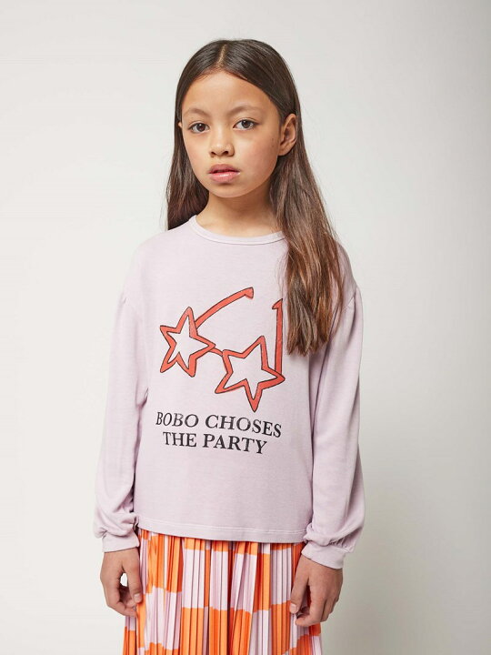 楽天市場】【BOBO CHOSES】 STAR GLASSES LONG SLEEVE GIRL T-SHIRT 