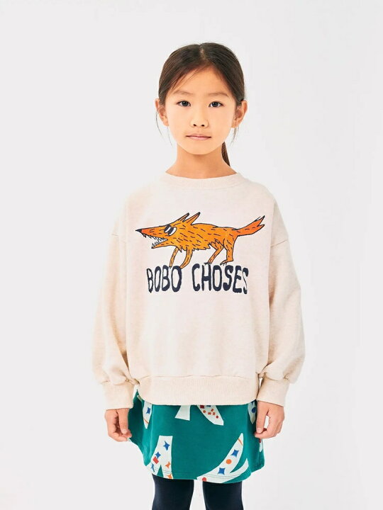 楽天市場】【BOBO CHOSES】The Clever Fox sweatshirt 【2-3歳・4-5歳 