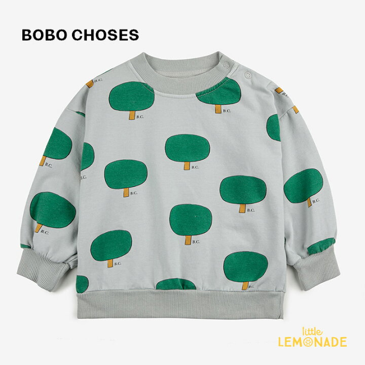 楽天市場】【BOBO CHOSES】 Baby Green Tree all over sweatshirt 【12 