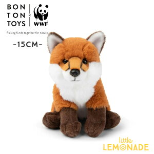 BON TON TOYS WWF���� RED FOX 15cm �ʂ������ ���� �L�c�l �� �A�J�M�c�l WWF ���� �G�R�f�� �o�Y�j�� �a�����v���[���g �x�r�[�M�t�g �v�`�M�t�g �����ی�x�� �T�X�e�i�u�� �ӂ�ӂ� ���炩�� 